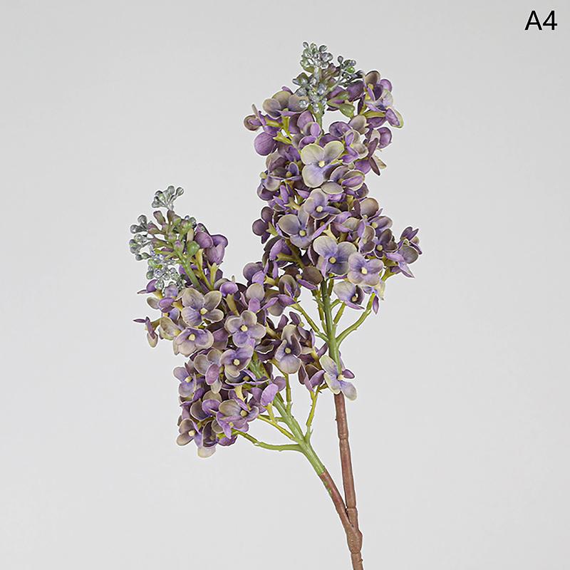 

Роскошь Real Touch Сирень 3D Печать Ручная работа Ощущение Гортензия Искусственные цветы Свадебный стол Домашний декор Цветочная композиция Украшения A4