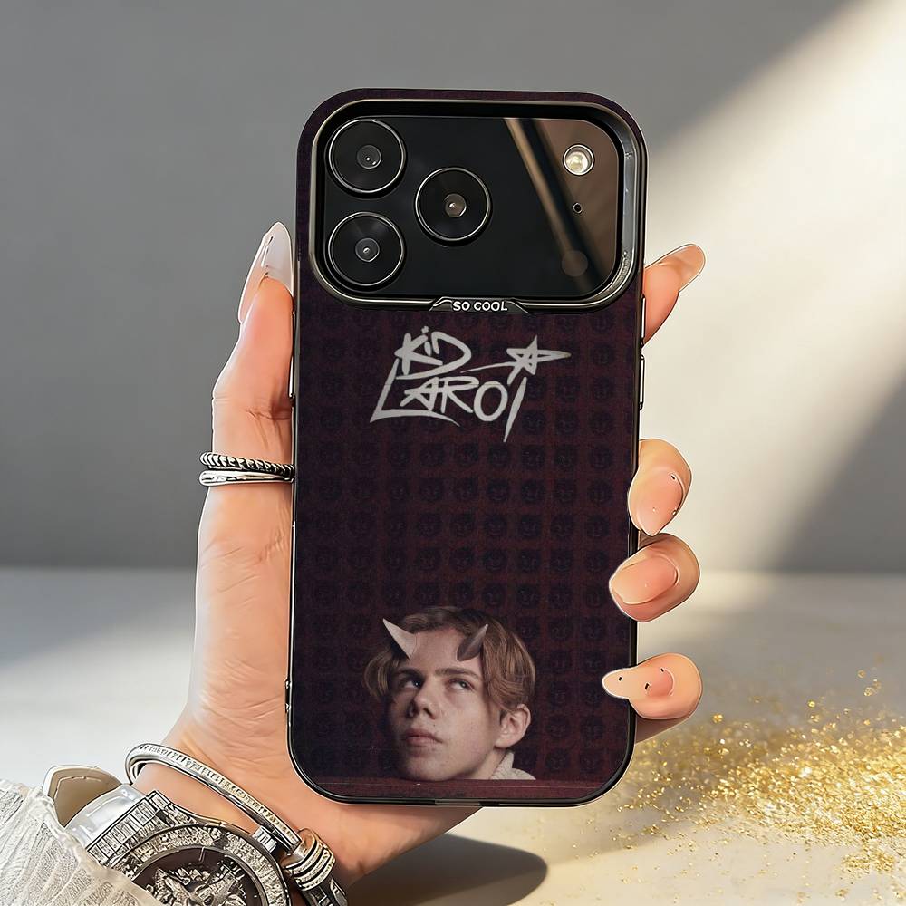 

SINGER The Kid L-Laroi Чехол для телефона для iPhone17,16,15,14,13,12,11,Pro,MAX Белый Матовый Ударопрочный Чехол iPhone16e