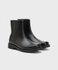 Firenze Atelier [Second.A] Minimal Square Toe Zip-Up Boots 2Ndf4300Gb [Black]
