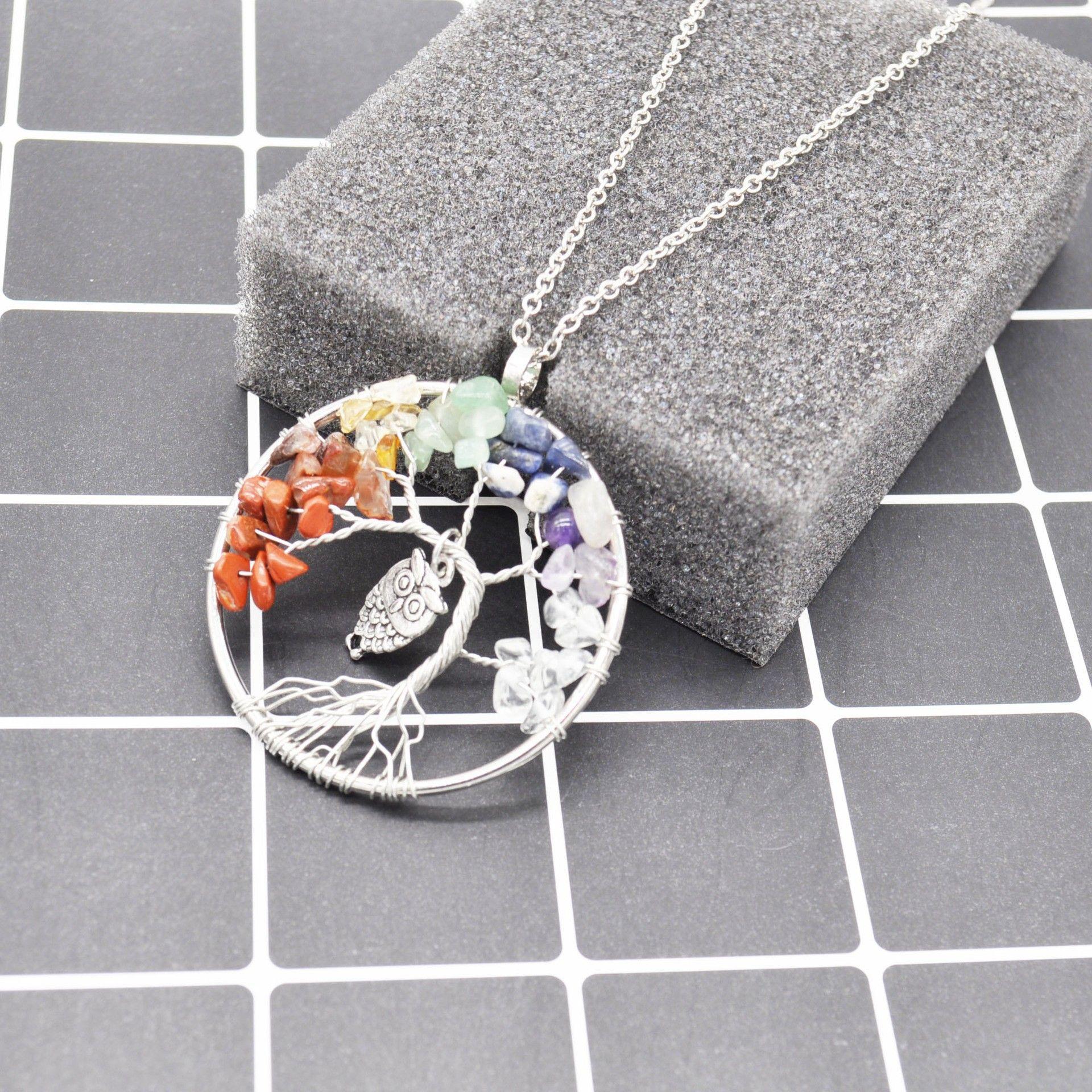 

Natural Color Owl Pendant Necklace, Jewelry, Women S Necklace