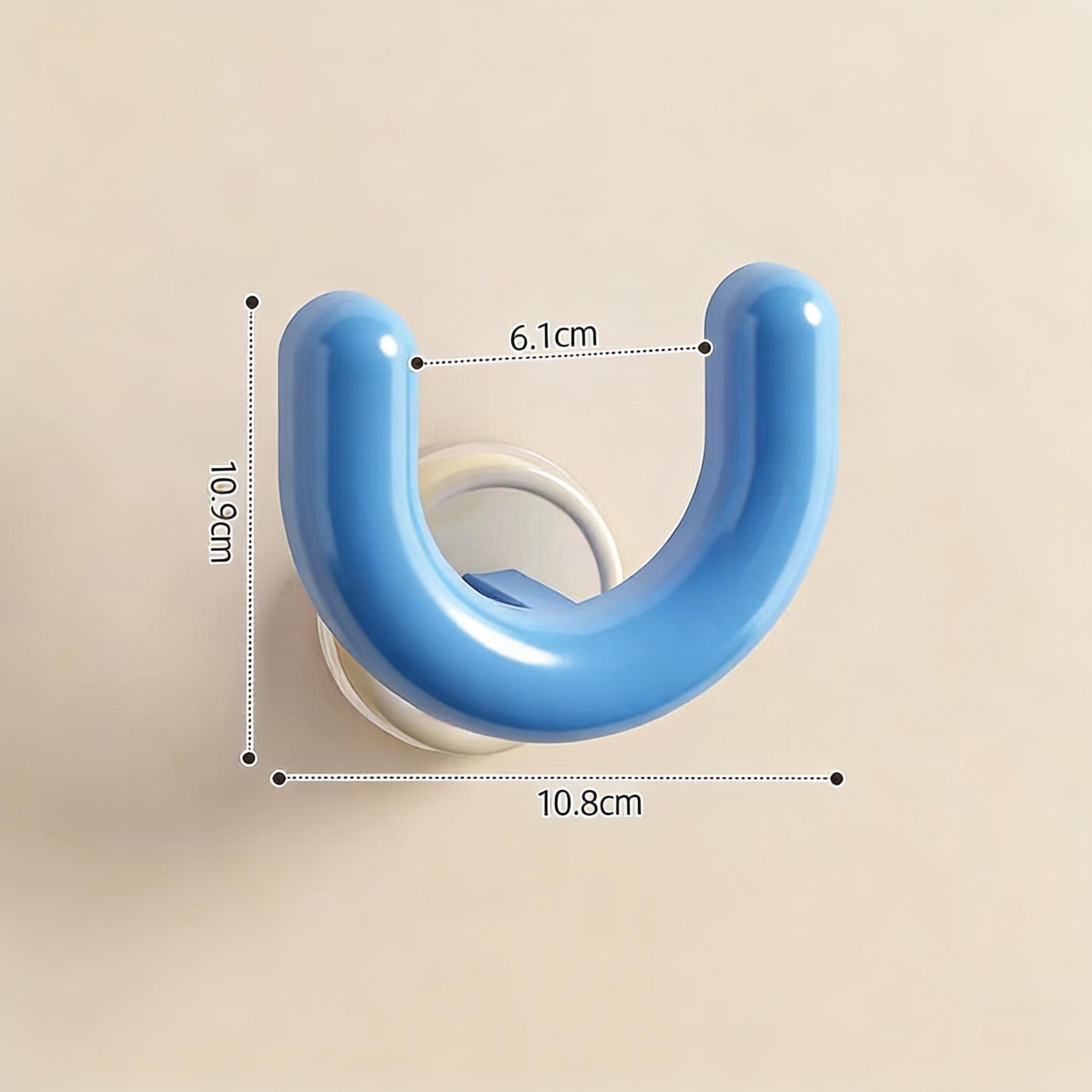 

Bathroom Suction Cup Slipper Holder - No Drilling Required, Bathroom Wall Installation with Drainage | Multi Scene Storage синий