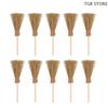 10Pcs Mini Red Rope Straw Dollhouse Decor Micro Landscape Decorations Accessories