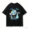 Japanese Anime Hatsune Miku Unisexs Shirts Unisex Y2k Tshirts Tshirt Harajuku Street Casual Fashion Shortsleeve Breathable Tops