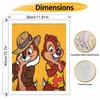 Disney DIY Oil Painting Kits Chip N Dale Hand Painting Home Decor Craft Gift Ideas Disney Anime Cartoon Characters Wall Art Poster Decor