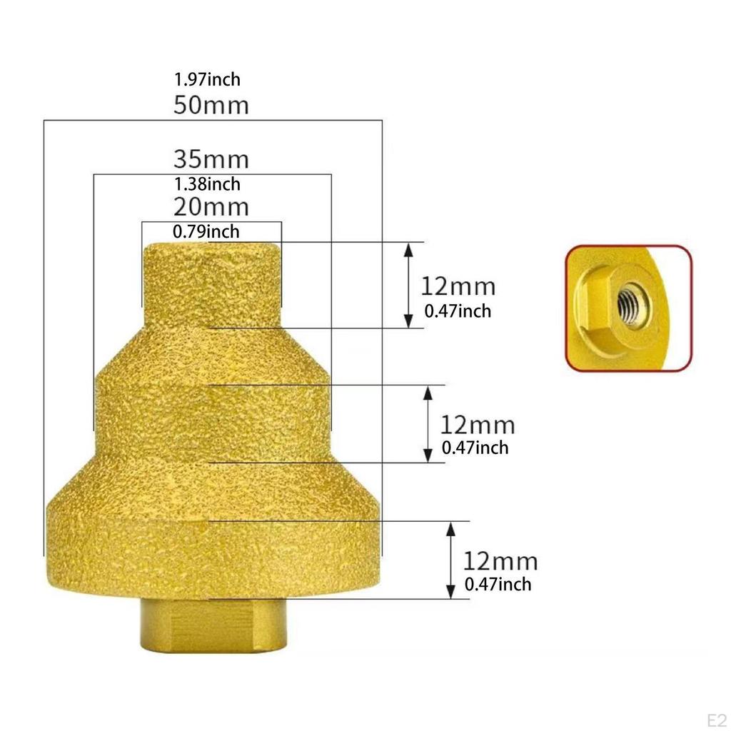 Pagoda Bevel Chamfer Tool for Marble and Granite Cutting