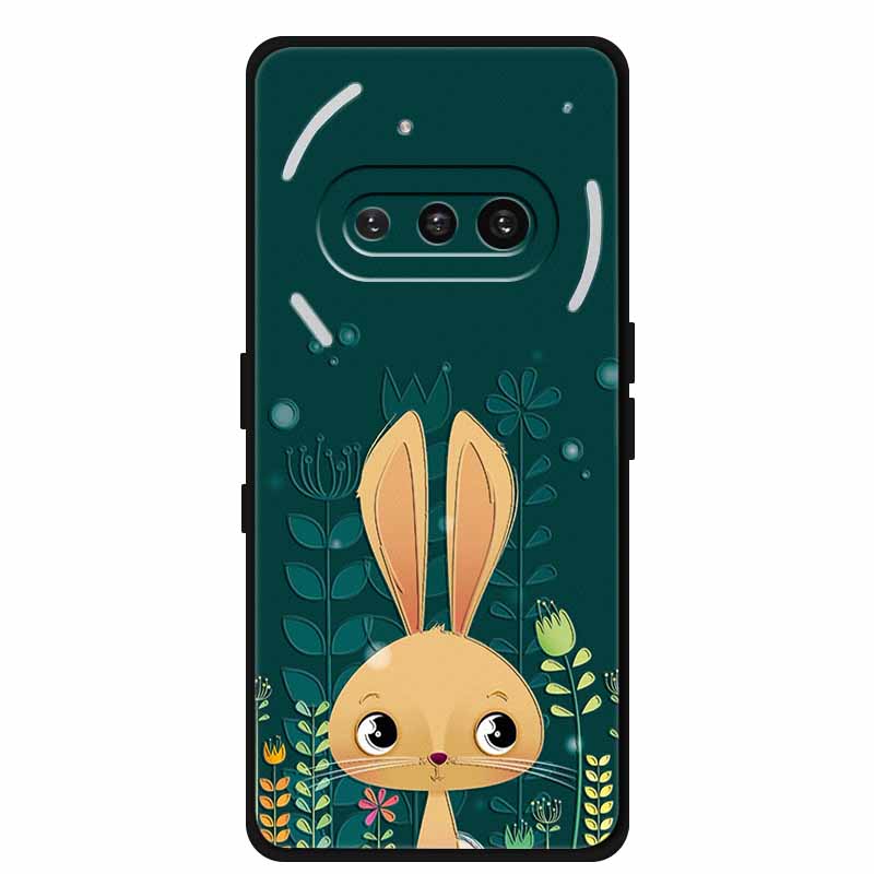 For Nothing Phone (3a) Case 3D Relief Flower Emboss Black Silicone Funda For Nothing Phone 3A A059 3D Back Cover Cartoon Bumper
