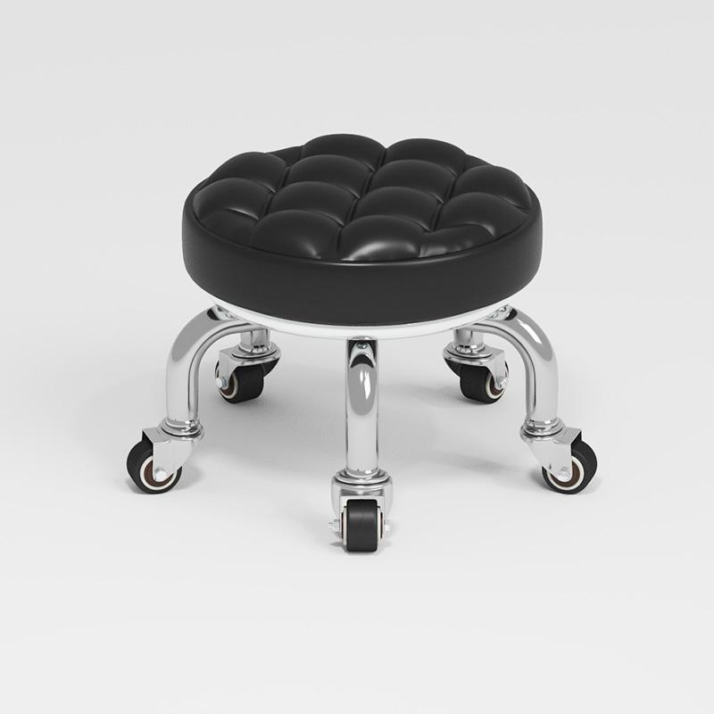 Silent Household Low Stool on Wheels - Multipurpose for Shoe Changing, Baby Moving, and Floor Cleaning