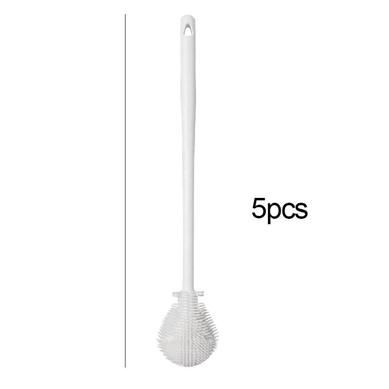 Cup brush Long handle clean cup brush no dead Angle brush cup folding silicone small brush to remove tea stains multi-function