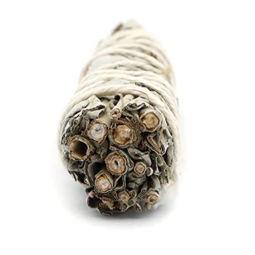 [GOLD STONE] White Sage Wand Bundle, Slim Type, Approx. 6-12g, Trial Price, Aromatherapy, Incense, California-Grown Sage, Pesticide-Free, 10 Sticks