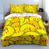 "Yellow Fruit Slice Decor Set" Soft Comfortable Duvet Cover Bedding Set Included 1*Duvet Cover & 2*Pillowcases, gift