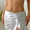 New Starfish Boho Waist Chain Conch Pendant Beads Belly Chain Seashell Imitation Pearl Bohemian Style Belt Beach