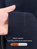 Men's 2025 Pullover Hoodie: Thickened Velvet, Solid Color, Round Neck Knitwear for Middle-Aged and Elderly Men