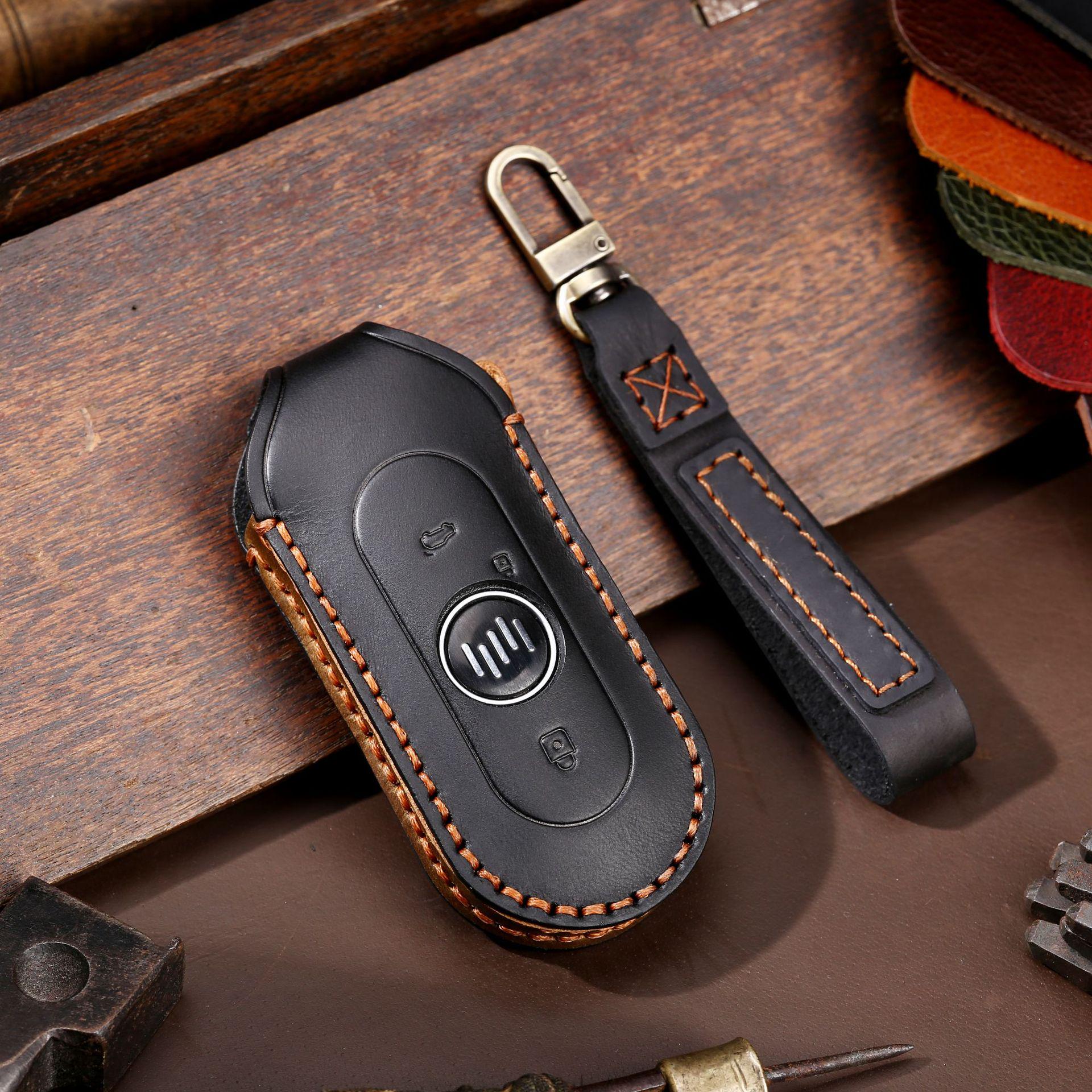 

2021 Weimar EX5 & EX6 Genuine Leather Handmade Car Key Cover