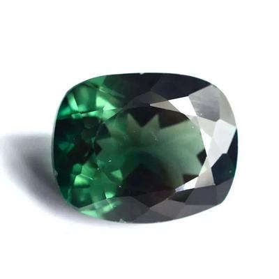 Natural Madagascar Dark Green Sapphire Cushion Cut 10+ Ct Beautiful Gemstone