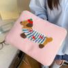 Sweet Tablet Sleeve Bag Cartoon Dog Girl Computer Bag Laptop Sleeve Bag  File Package