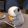 23/33cm Capybara Plush Doll Cartoon Hamster Simulation Guinea Pig With Carrot Plushie Toy Soft Animal Doll Birthday Xmas Gift