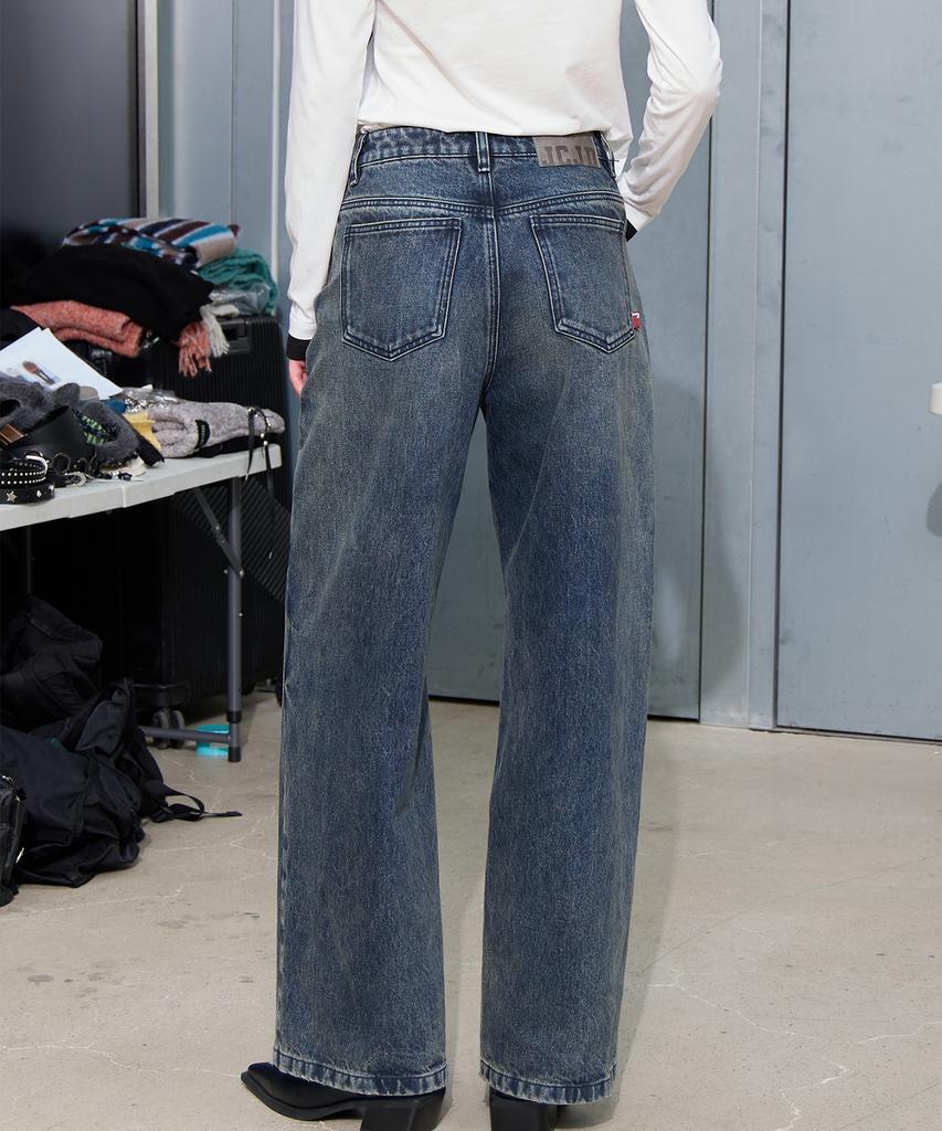 Jeissijeidi Wrap-Wide Denim Jydp0209