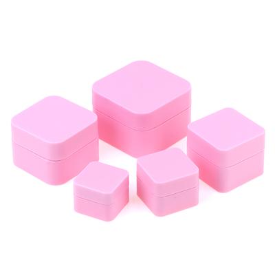 5G-50G Empty Plastic Nail Art Cosmetic Square Containers Jar Small Sample Cream Pot Nail Gel Powder Box Makeup Lotion Tool