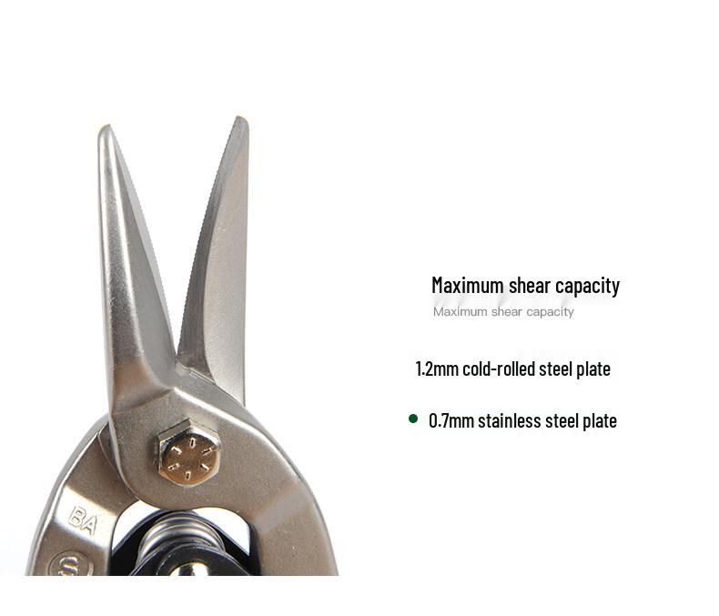 SATA Aviation Snips Sheet Metal Shears: Left, Right, Straight Heads (Models 93101-93104)