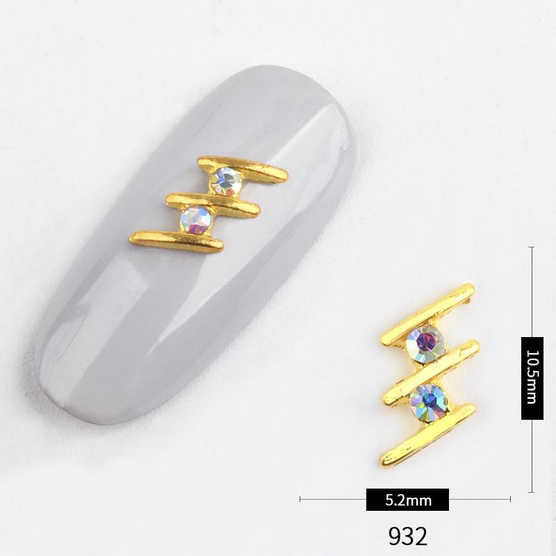 5pc/pack Nail Rhinestone 3D Acrylic Tips DIY Decoration Nail Art Manicure