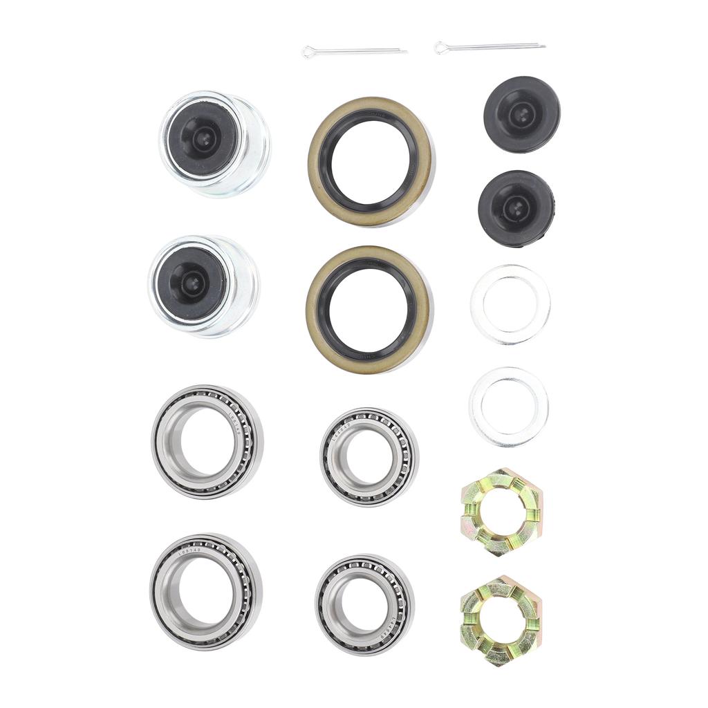 Trailer Axle Bearing Kit Low Working Noise Long Lifespan L68149 L68111 for 1 1/16in To 1 3/8in Trailer Axles 3500lb