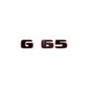 2024 New style Two tone Letters Numbers G63 G65 V8 BITURBO Emblem for Mercedes Benz AMG W464 Car Trunk Nameplate Logo Sticker FF71