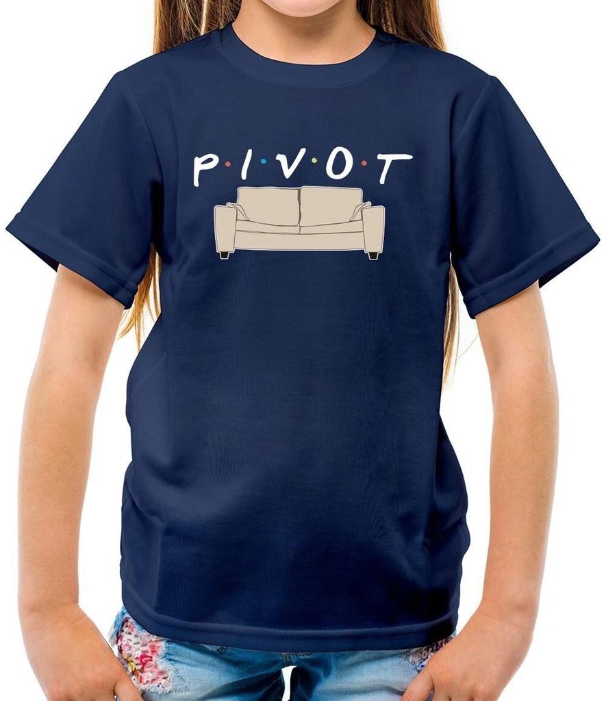 Pivot Sofa - Kids T-Shirt - Friends Ross TV Chandler Rachel Parody