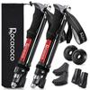 Rocacoco Folding Trekking Walking Walking Set of Suitable for and Seniors Poles, Lightweight, 100-120cm Extendable, Poles, Sticks, 2, Men, Women,