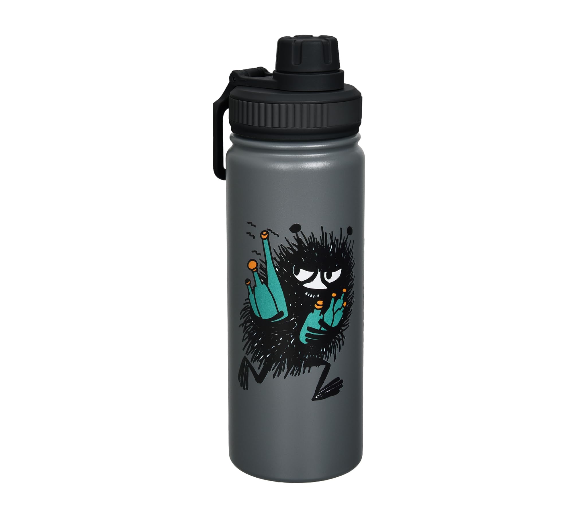 

Moomin Stainless Steel Insulated Bottle, Stinky, 550ml, Nordic Buddies