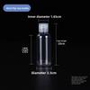 Plastic Cosmetic Bottles With Flip Butterfly Cap For Travel And Storage