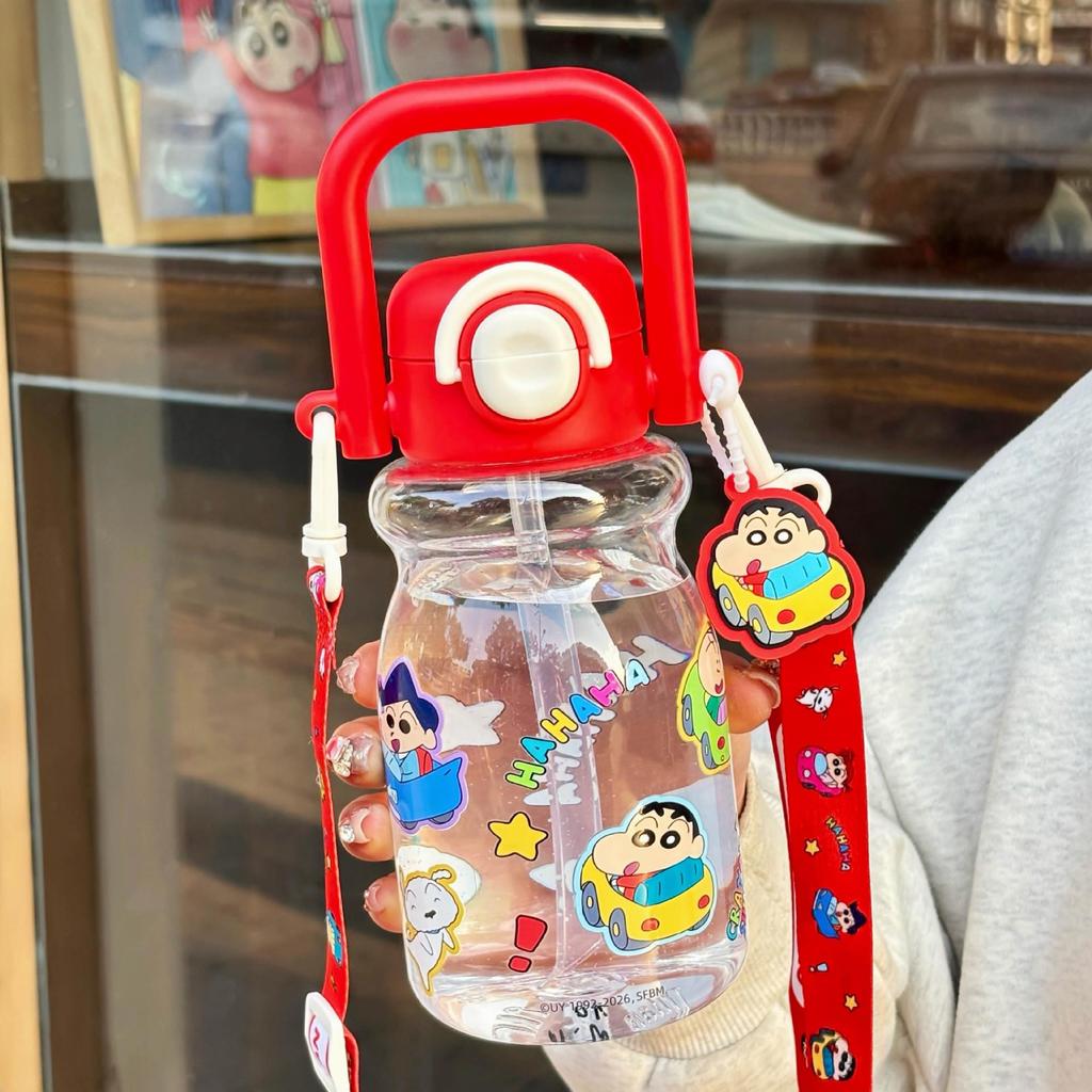 Sanrio Cute Children's Double-Drink Straw Cup & Crossbody Backpack