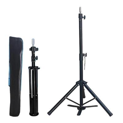 MIR Perückenständer Stativ, Faltbarer Ständerklemme, Verstellbare Höhe, Edelstahlfuß für Friseurausbildung