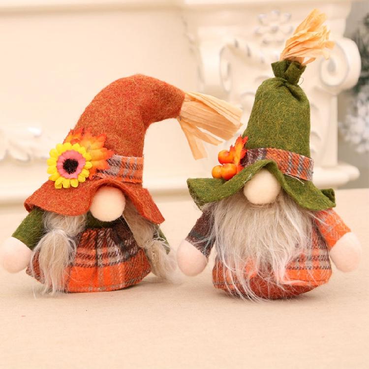 Fall Thanksgiving Gnome Gnome Tiered Tray Decorations Wedding Decorative Supply