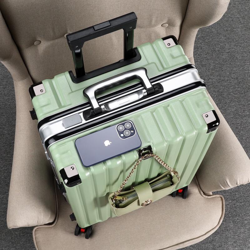 Li Shen Extra-Large Aluminum Frame Travel Suitcase