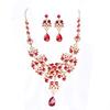European and American Bride Drop Earrings Necklace Set Adjustable Pendant Necklace