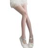 Spring And Summer Sexy Straps Big Cross Socks Japanese Ultra-Thin Anti-Hook Integrated Black Stockings Lolita Stockings