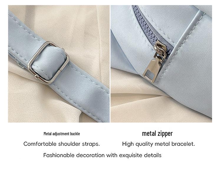 Nylon Fabric Shell Shoulder Bag: 2025 Casual, Waterproof, Large Capacity Crossbody for Women