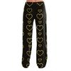 Women's Valentine's Day Heart,themed Casual Milk Silk Fleece Pants, Sleep Pants, Home Pants