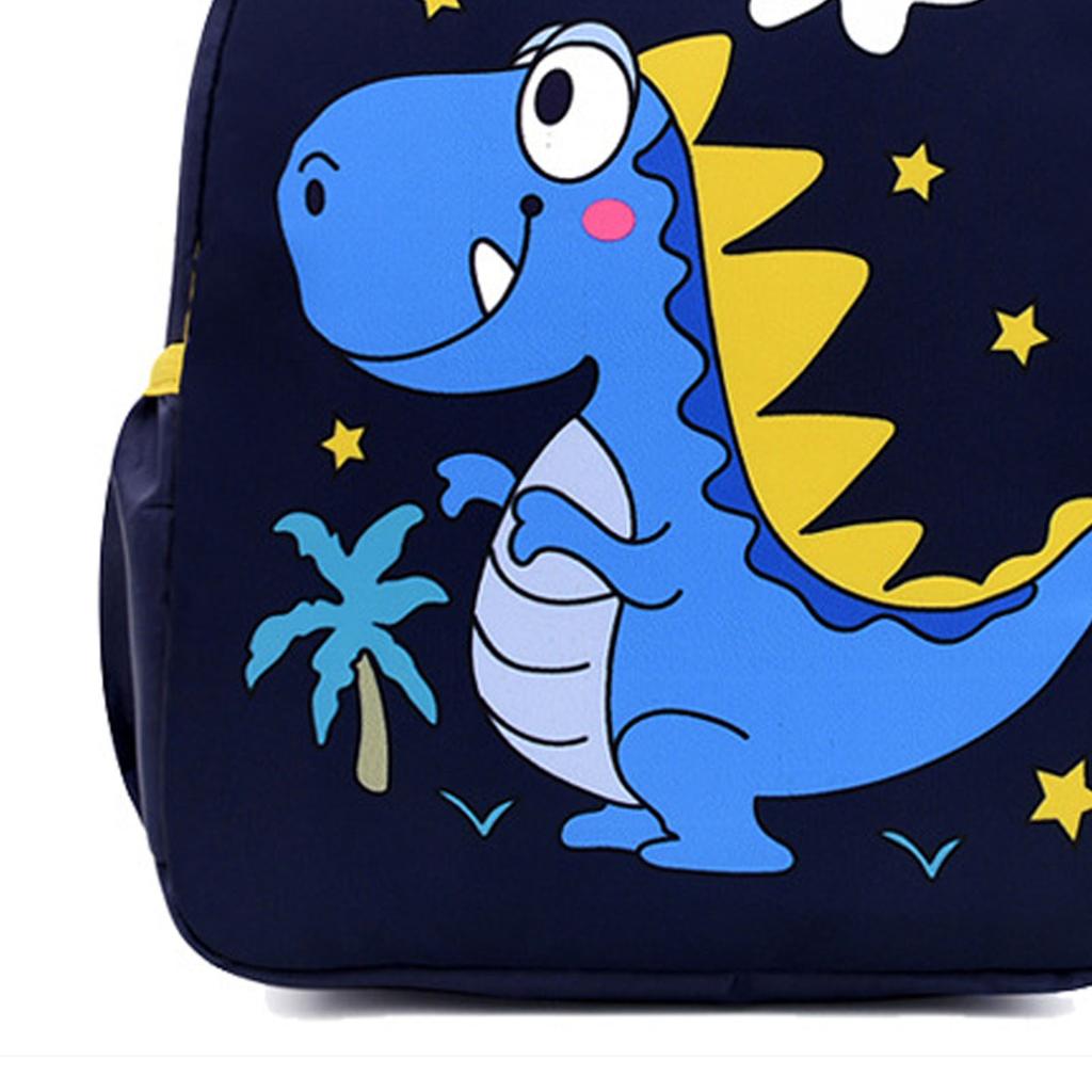 Kids Backpack Waterproof Lightweight Breathable Large Capacity Cartoon Children School Bag for Boys Girls Navy Blue