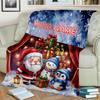 1PC Custom Name Christmas Magic Night blanket versatile,all-season throw suitable for the living room,bedroom,camping,travel,and gift