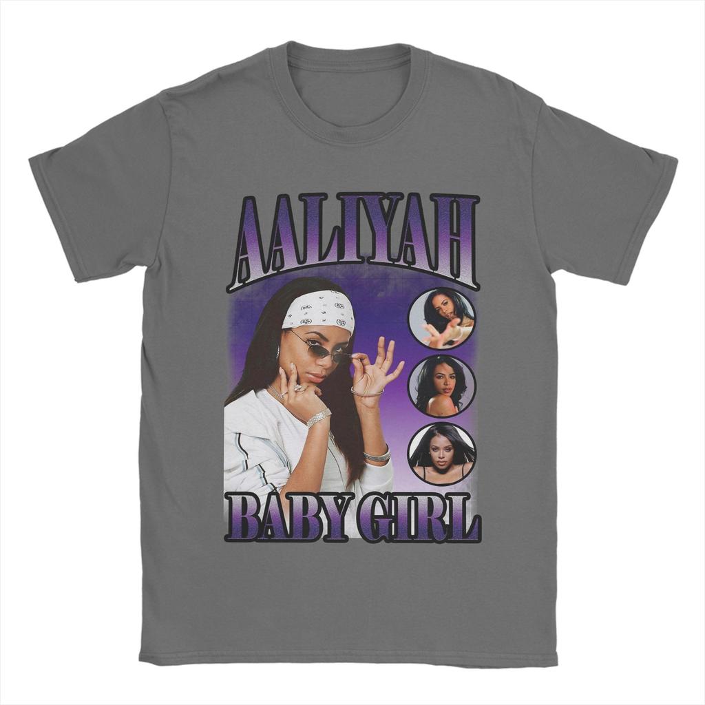 Lässige Aaliyahs Baby Girl Lila Bootcut T-Shirts für Unisex 100% Baumwolle T-Shirts Kurzarm T-Shirt Große Größen Kleidung