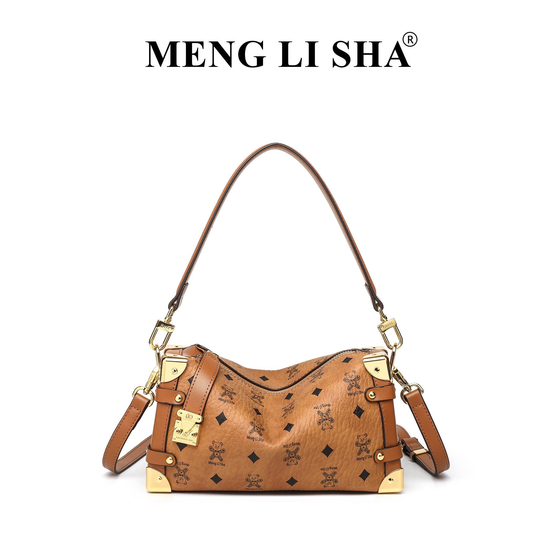 

2 New niche retro printed shoulder armpit bag women s commuter casual versatile high-end portable messenger bag