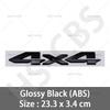 3D 4X4 4 x 4 Rear Trunk Emblem Tailgate Logo Car Hood Fender Nameplate Decal Badge Sticker For Jeep Dodge Off Road Car Styling AMP1
