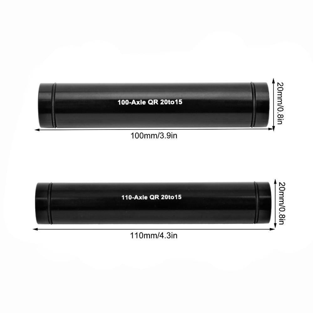 Aluminium Alloy Thru Axle Hub Adapter 20mm To 15mm Mountain Bike Front Hubs Bicycle Accessories