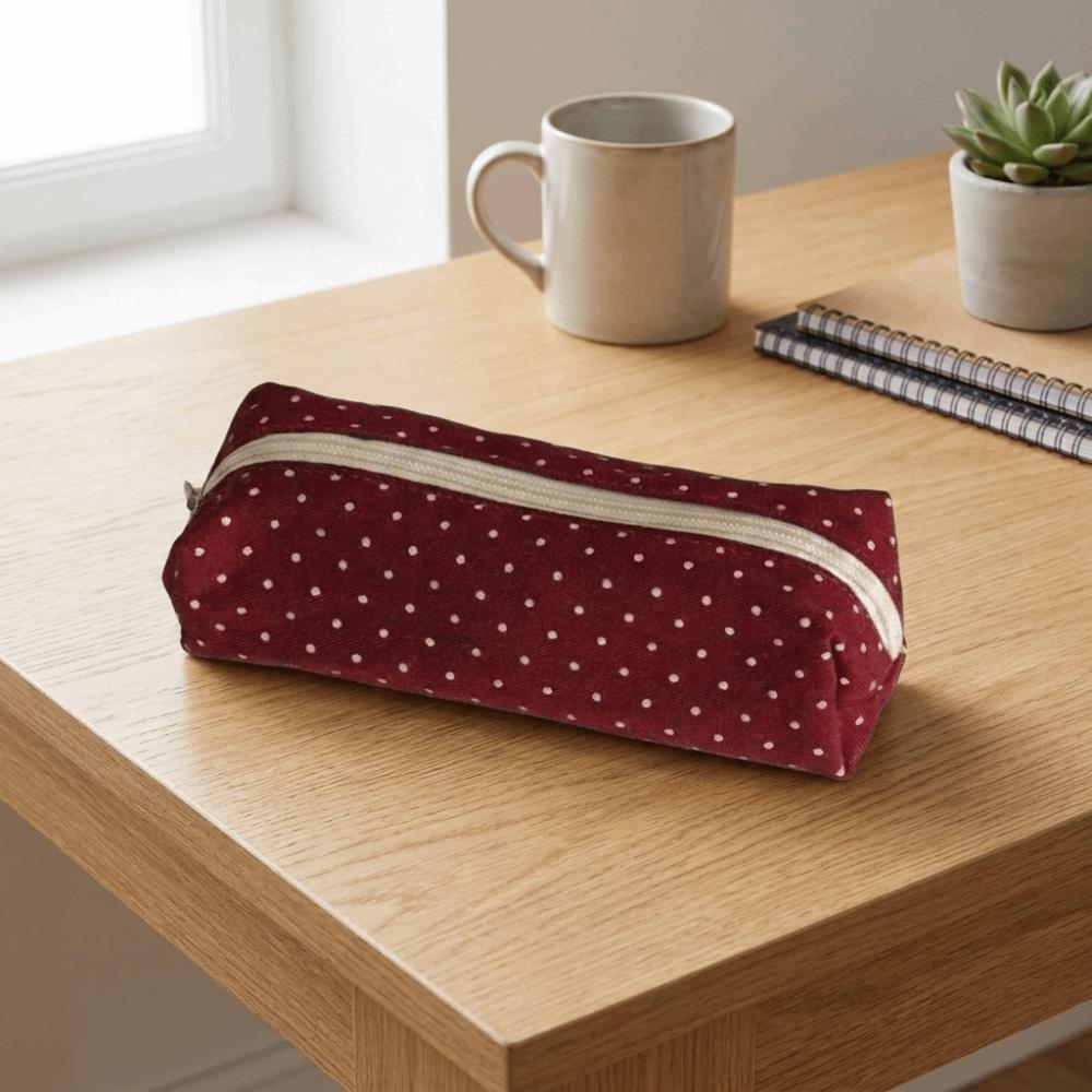 Y2k Pen Bag Canvas Pencil Pouch Makeup Cosmetic Storage Stationery Storage Bag Office