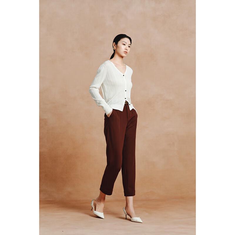 Ge Jin Women's V-Neck Long Sleeve Knit Sweater