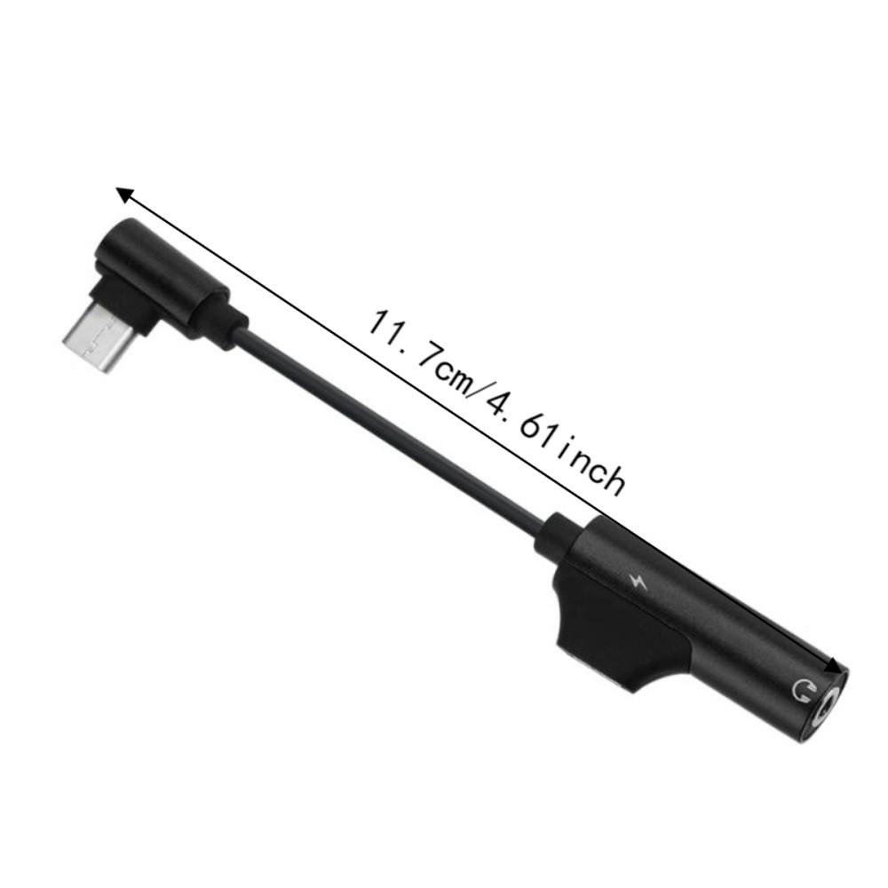 Flexible Cable Audio Charging Adapter Type-C To 3.5mm Audio Cable  Phone Audio Accessories