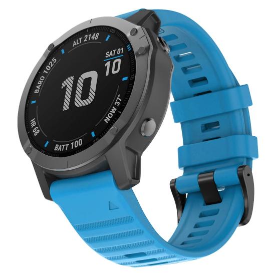 Watch Band Replacement Soft Silicone 22mm/26mm Quick Release Watchband Strap Garmin Fenix 6/Fenix6 Pro/Approach S60/Forerunner935/Forerunner945/Fenix5