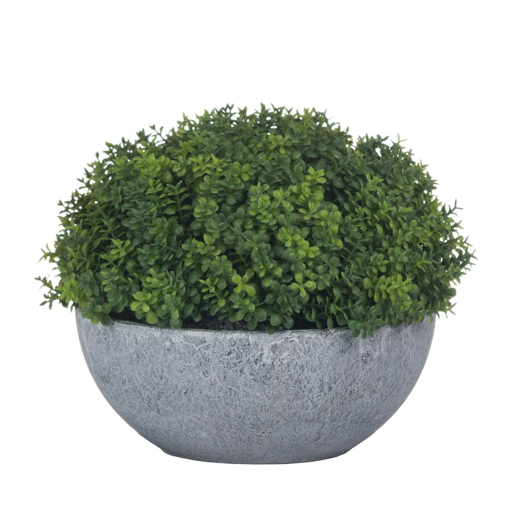 Hill Interiors Faux Hebe Globe Pot