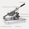 Home Kitchen Frozen Meat Slicer Manual Stainless Steel Food Cutter Slicing Machine Automatic Meat Delivery Nonslip Handle